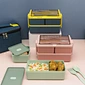 double layer insulated lunch box
